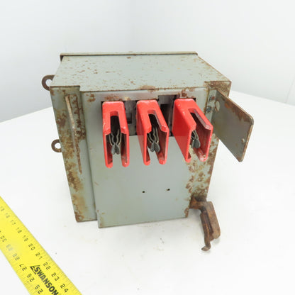 General Electric FVK361R 30A Fusible Flex-A-Plug Bus Disconnect Switch 3Ph 600V