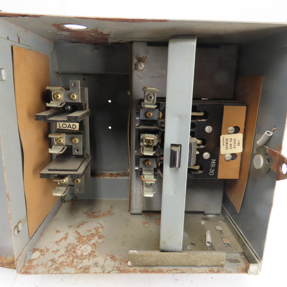 General Electric FVK361R 30A Fusible Flex-A-Plug Bus Disconnect Switch 3Ph 600V