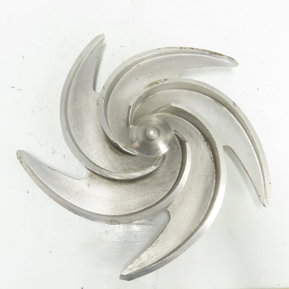 53970 12-1/2" 5-Vane Stainless Steel Pump Impeller