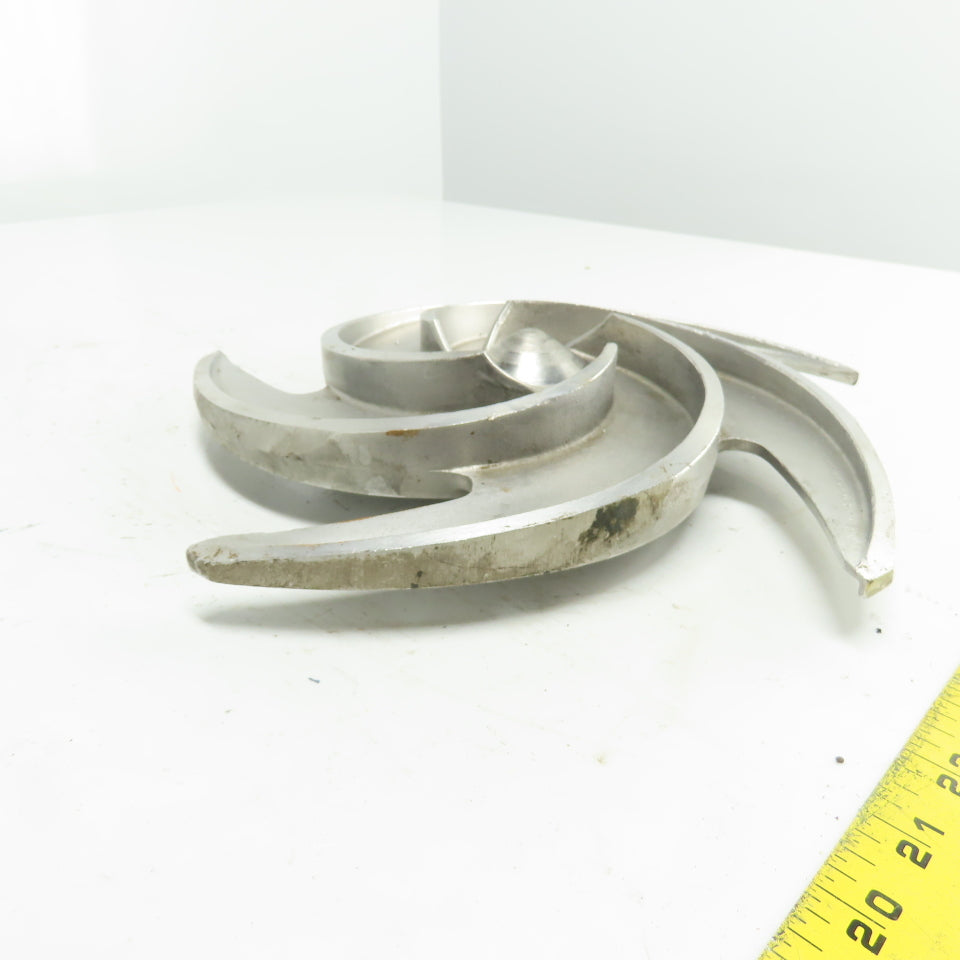 53970 12-1/2" 5-Vane Stainless Steel Pump Impeller