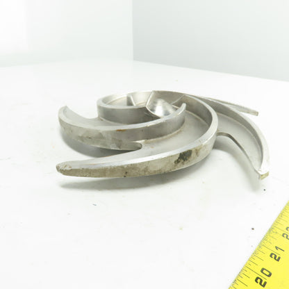 53970 12-1/2" 5-Vane Stainless Steel Pump Impeller