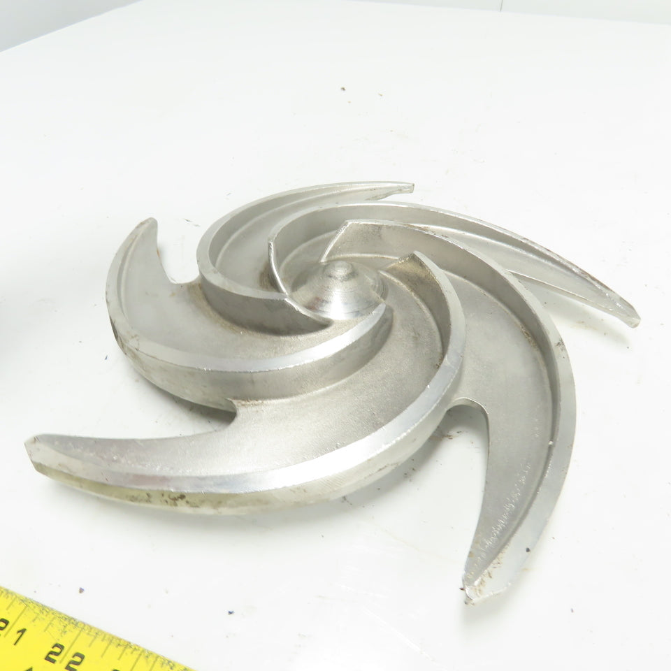53970 12-1/2" 5-Vane Stainless Steel Pump Impeller