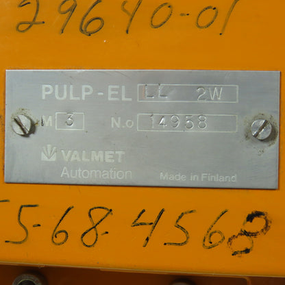 Valmet Automation PULP-EL LL 2W Pulp Consistency Transmitter Sensor