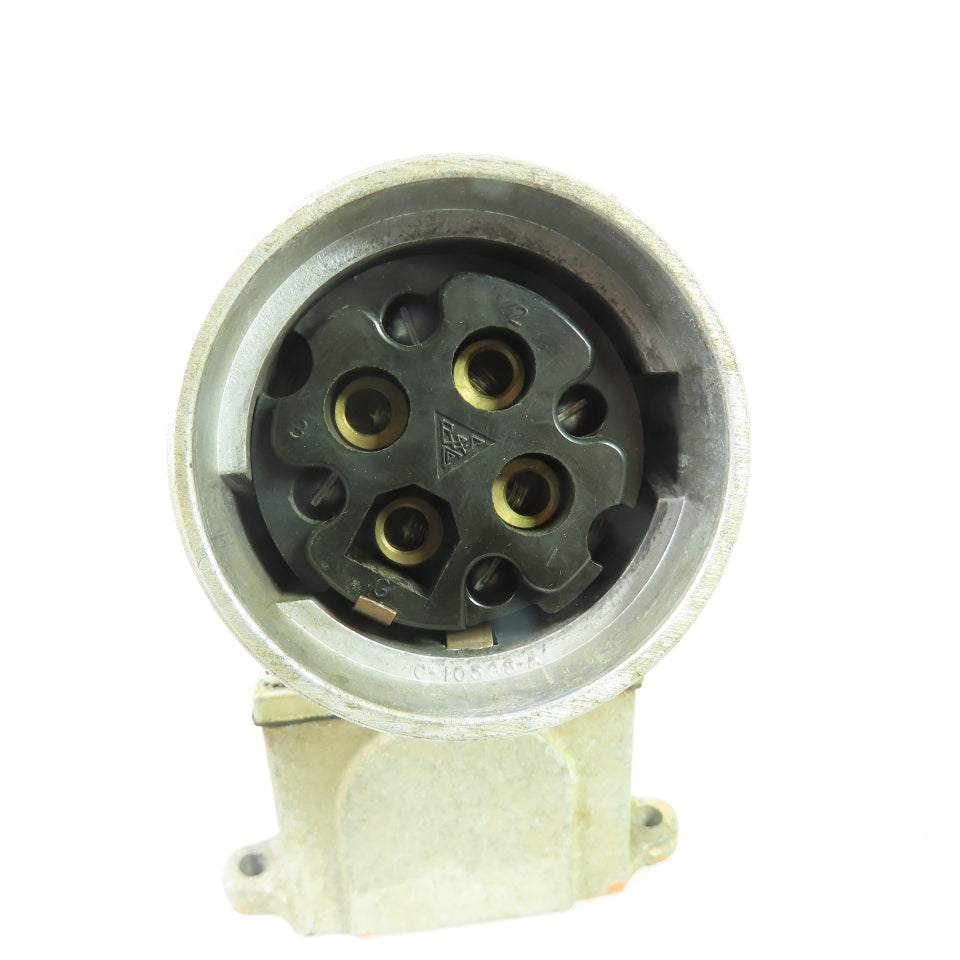 Russell & Stoll LRFA634 60A 600VAC 250VAC/DC Angled Receptacle