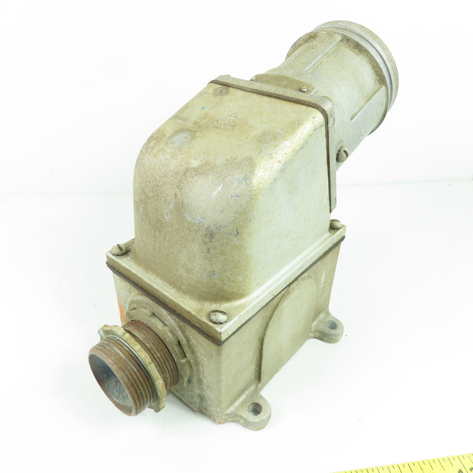 Russell & Stoll LRFA634 60A 600VAC 250VAC/DC Angled Receptacle