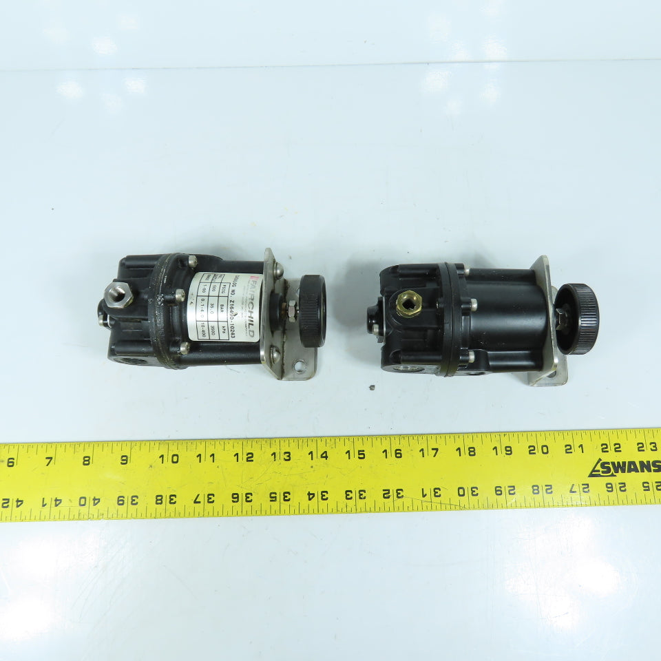 Fairchild Z16490-10243 Precision Pneumatic Pressure Regulator 1-60 PSIG Lot/2