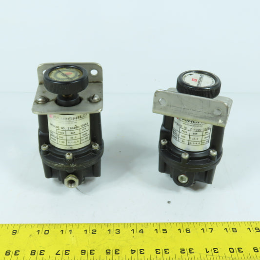 Fairchild Z16490-10243 Precision Pneumatic Pressure Regulator 1-60 PSIG Lot/2