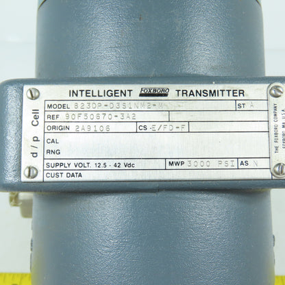 Foxboro 823DP-D3S1NM2-M Intelligent d/p Cell Transmitter 3000 PSI MWP
