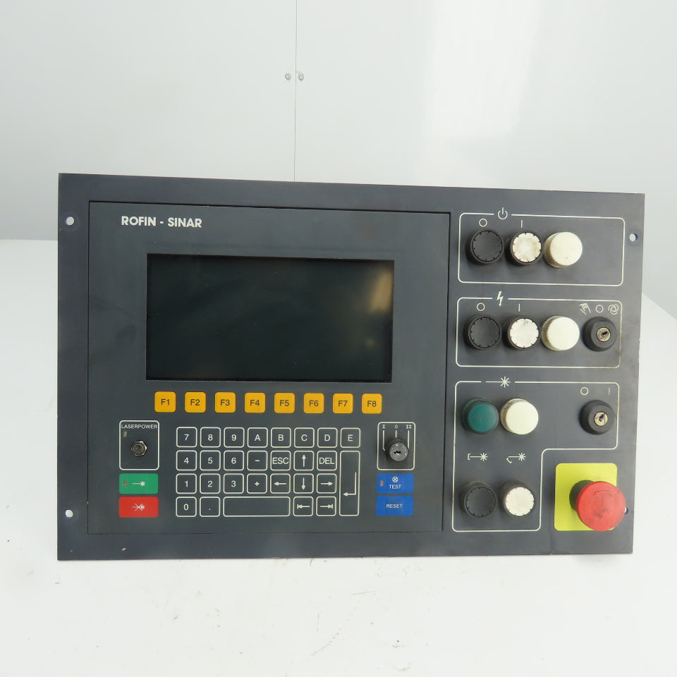 Siemens 221526 221340 Rofin-Sinar Laser Control Panel Interface HMI