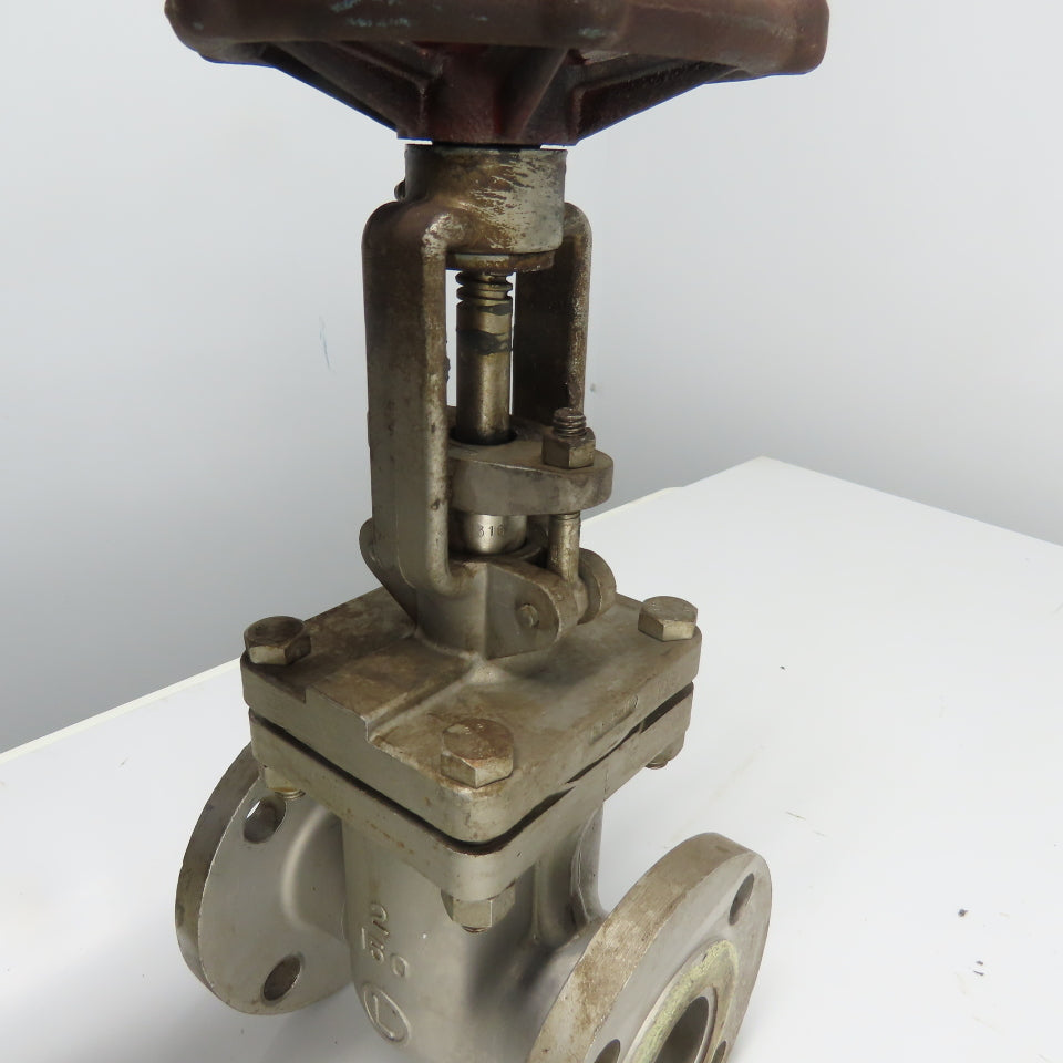 Ladish 3272-2014-20B 2001-361 Stainless Steel Flanged Gate Valve 2" 275 PSI