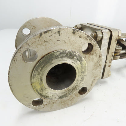 Ladish 3272-2014-20B 2001-361 Stainless Steel Flanged Gate Valve 2" 275 PSI