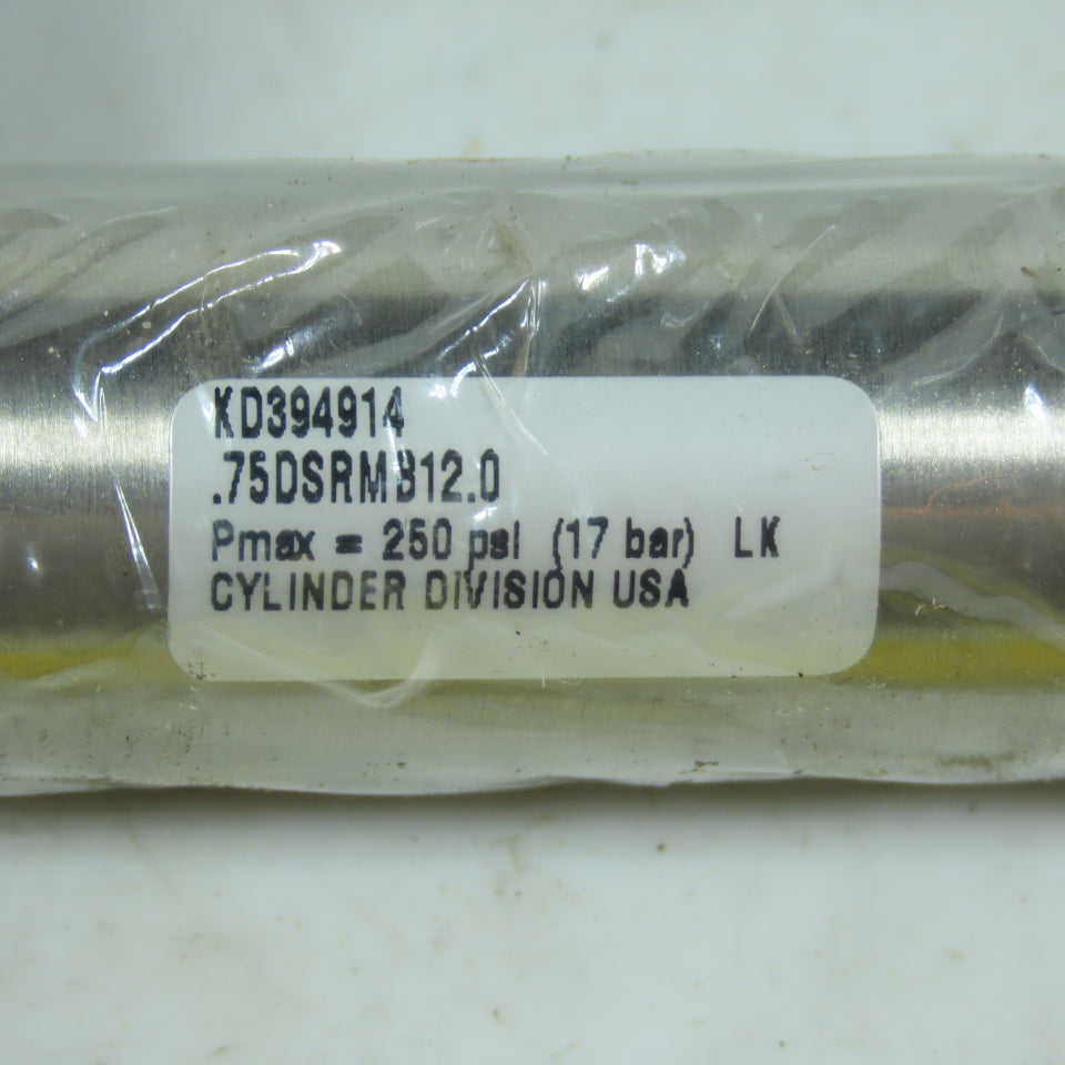 Parker KD394914 .75DSRMB12.0 Stainless Steel Air Cylinder 3/4" Bore 12" Stroke