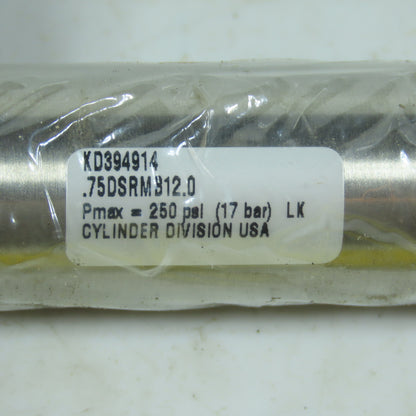 Parker KD394914 .75DSRMB12.0 Stainless Steel Air Cylinder 3/4" Bore 12" Stroke