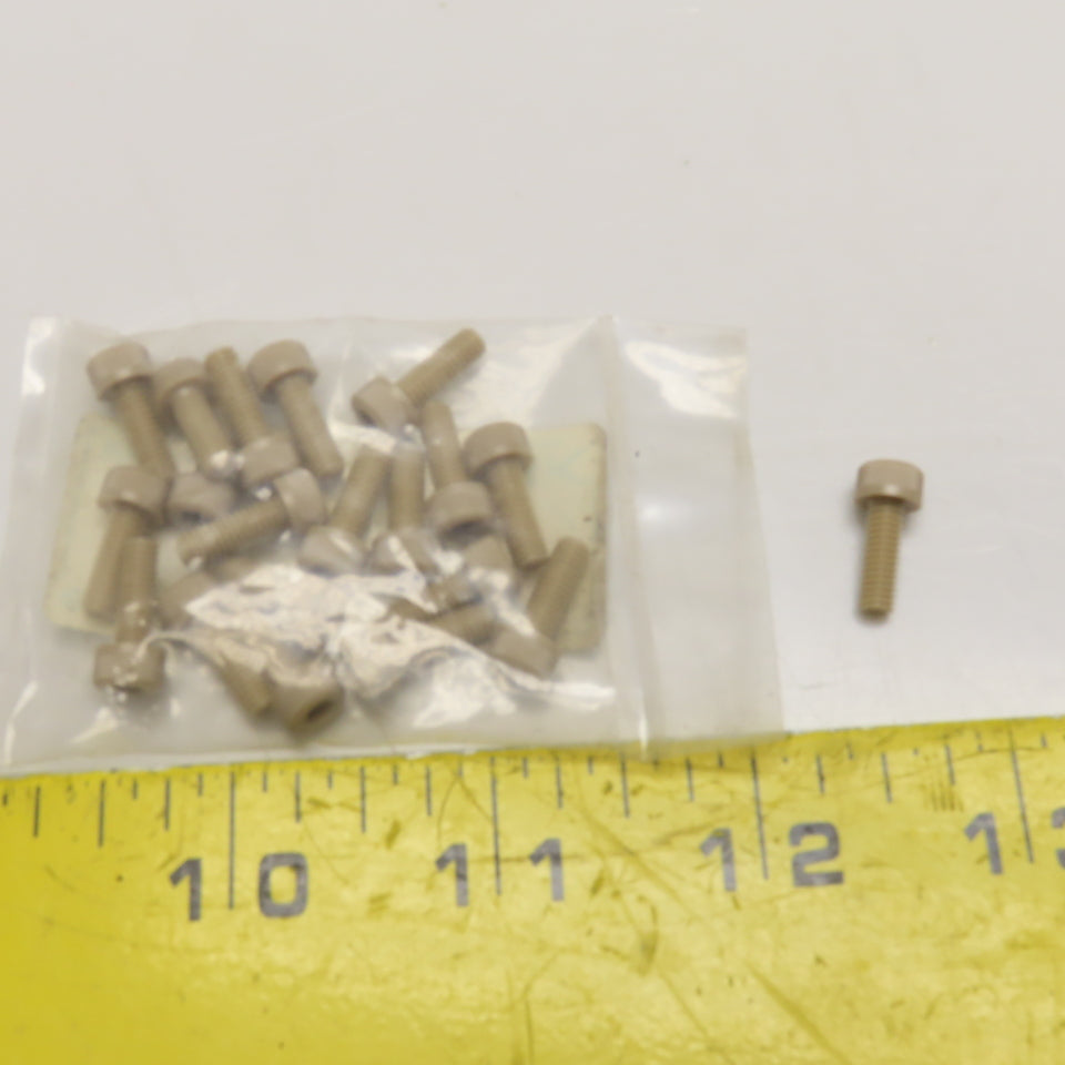 NBK SPE-M 4*12-C M4 x .7mm x 12mm Long PEEK Plastic Socket Head Cap Screw Lot/20