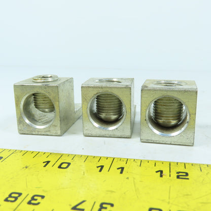 Ilsco A-350 Aluminum Mechanical Lug 350 MCM - 6 AWG Lot Of 3