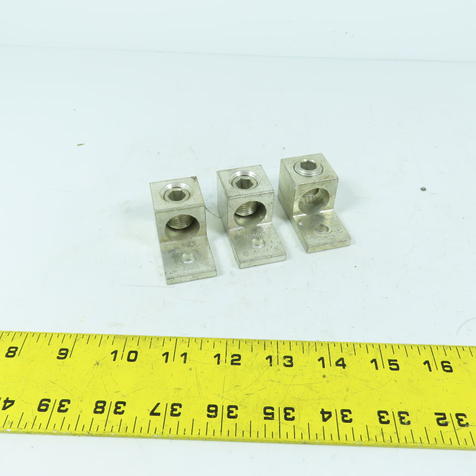 Ilsco A-350 Aluminum Mechanical Lug 350 MCM - 6 AWG Lot Of 3