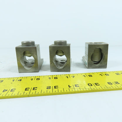 Ilsco TA-250-S Aluminum Mechanical Lug 600V 250MCM-6AWG Lot of 3
