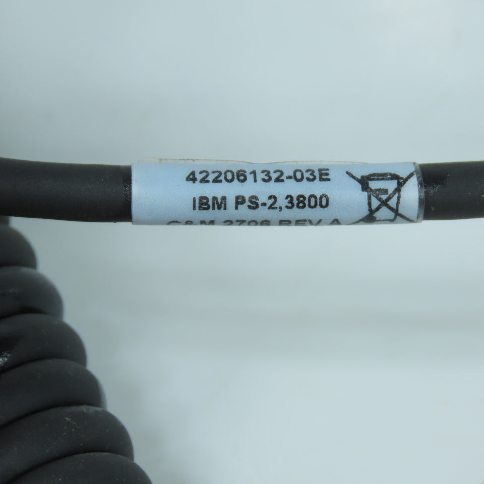 Hand Held Products 42206132-03E Scanner Cable IBM PS/2 Keyboard Wedge for 3800