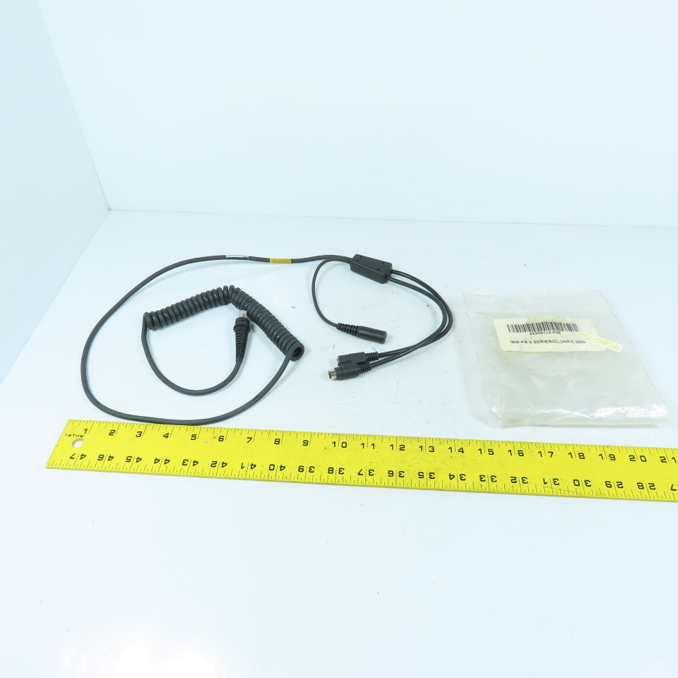 Hand Held Products 42206132-03E Scanner Cable IBM PS/2 Keyboard Wedge for 3800