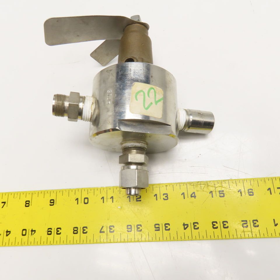 Cashco 2171 SS/BRZ/S17 1/2"NPT 400PSI Stainless Steel Relief Valve 5-30PSI Range