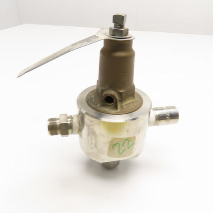 Cashco 2171 SS/BRZ/S17 1/2"NPT 400PSI Stainless Steel Relief Valve 5-30PSI Range