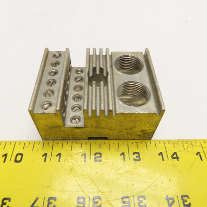 Marathon 97726 Mechanical Terminal Lug Block 500MCM-4 x (12) 4-14 CU7AL