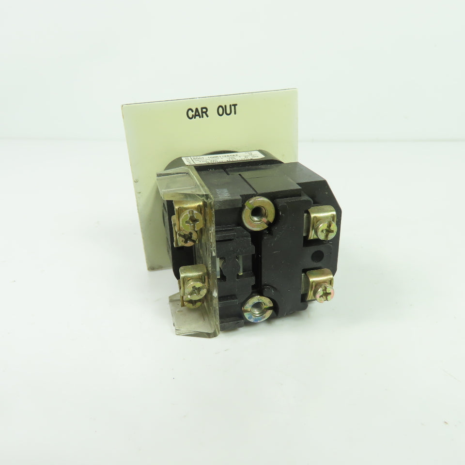 Allen-Bradley 800T-16HR17KB6AX 2-Position Illuminated Selector Switch 120VAC