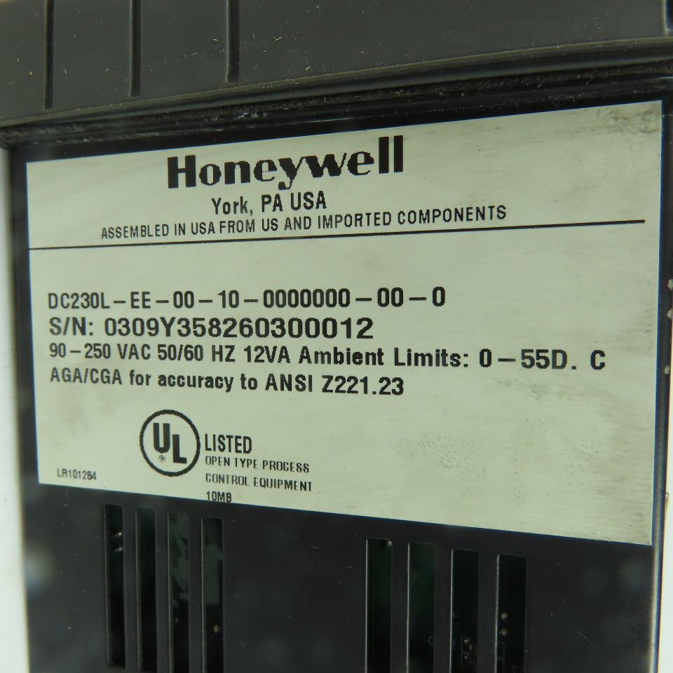 Honeywell DC230L-EE-00-10-0000000-00-0 UDC 2300 Digital Controller 90-250VAC