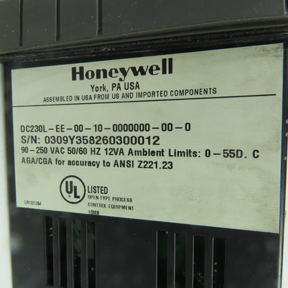Honeywell DC230L-EE-00-10-0000000-00-0 UDC 2300 Digital Controller 90-250VAC