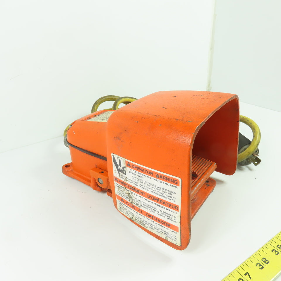 Linemaster Switch Corp 511-B40 Hercules Foot Switch 15A 125-250VAC 1HP