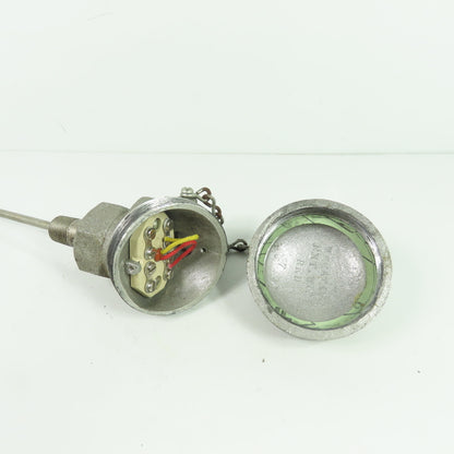 Pyco Industrial Thermocouple Assembly 6" Probe Weatherproof Head