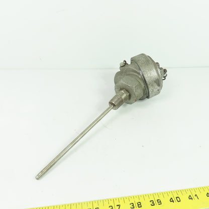 Pyco Industrial Thermocouple Assembly 6" Probe Weatherproof Head