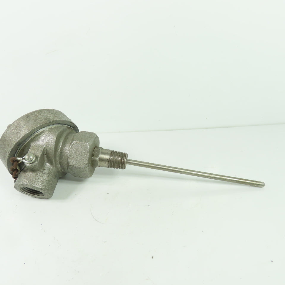 Pyco Industrial Thermocouple Assembly 6" Probe Weatherproof Head
