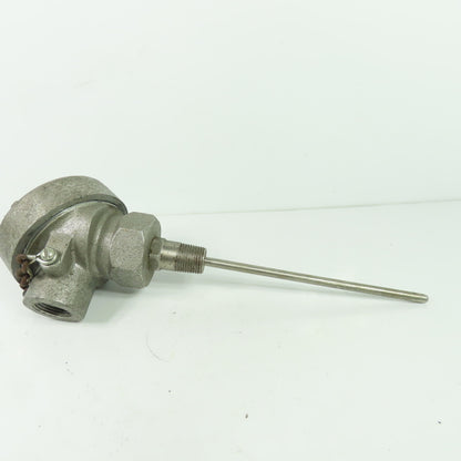 Pyco Industrial Thermocouple Assembly 6" Probe Weatherproof Head