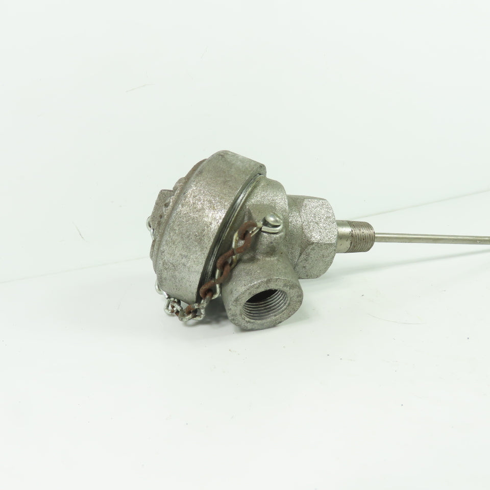 Pyco Industrial Thermocouple Assembly 6" Probe Weatherproof Head