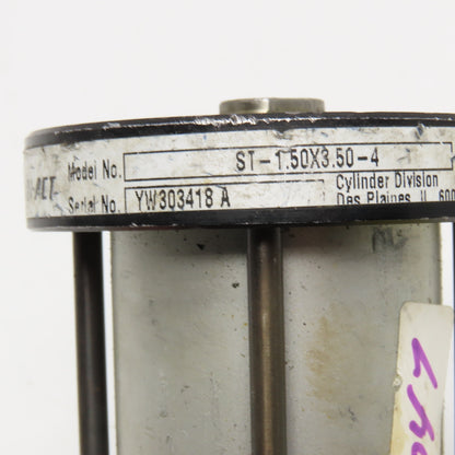 Lin-Act ST-1.5X3.50-4 1-1/2" Bore 3-1/2" Stroke Double Acting Air Cylinder