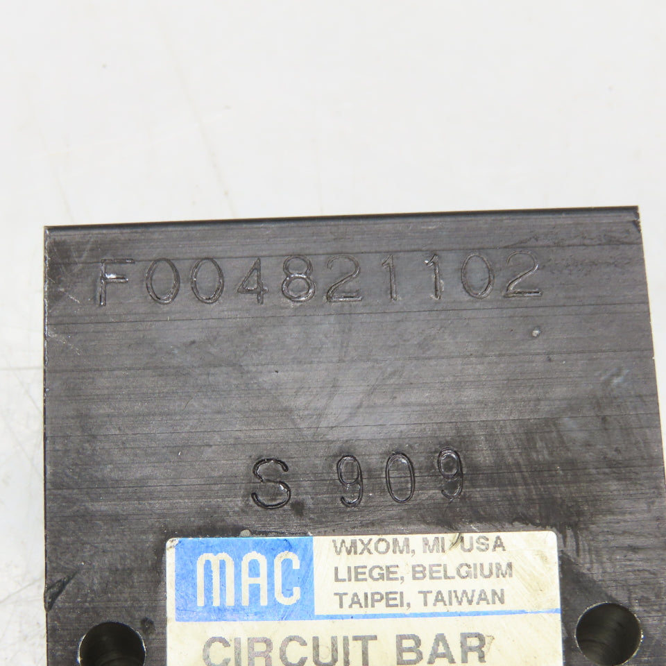 MAC F004821102 4/2 Position Pneumatic Circuit Bar 1/8"NPT