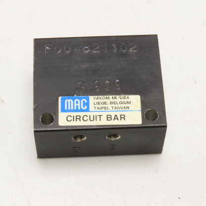 MAC F004821102 4/2 Position Pneumatic Circuit Bar 1/8"NPT