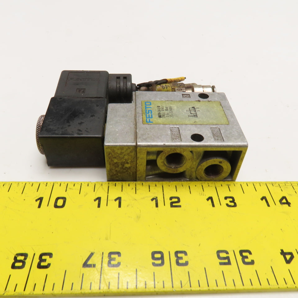 Festo MFH-3-1/8 3/2 Position Solenoid Valve 24VDC 42VAC Coil