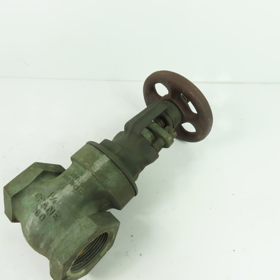 Crane 200 1-1/4" NPT 200S 400WOG Bronze Gate Valve