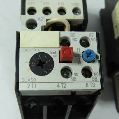 Siemens 3UA50 3TB40 Motor Starter Contactors 1-1.6A Overload 660V Lot of 2