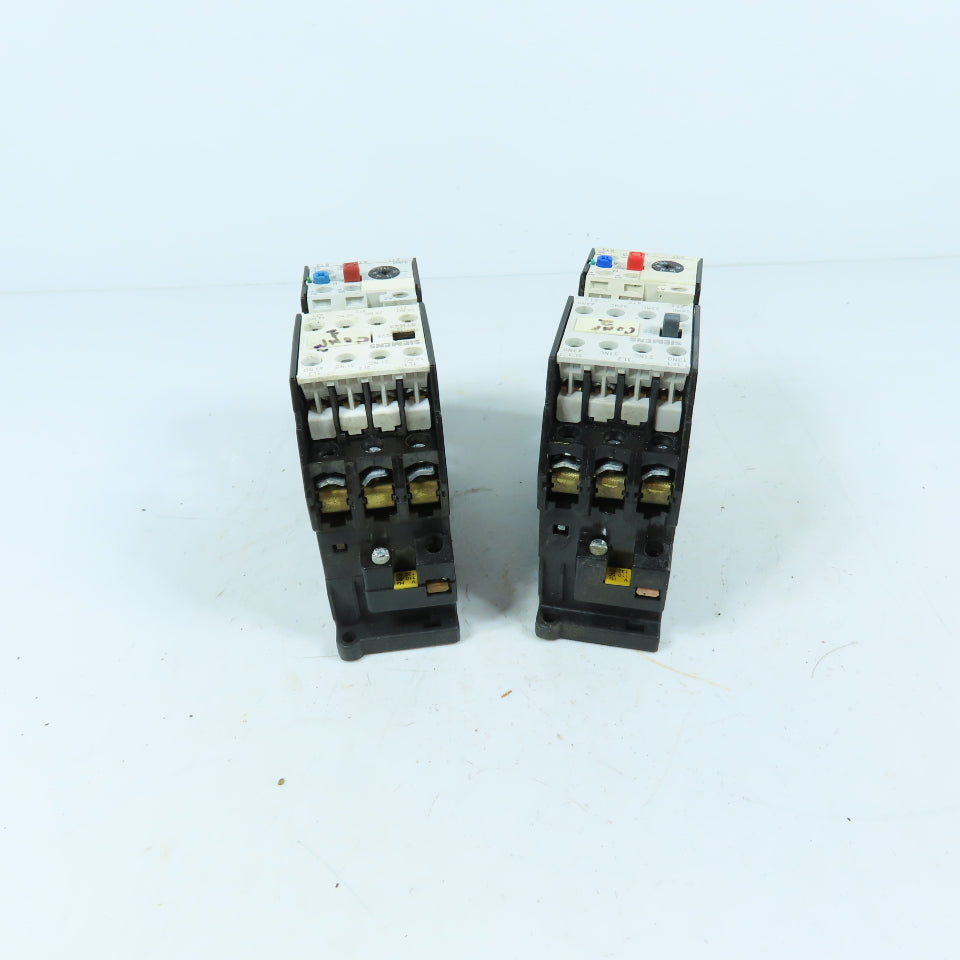Siemens 3TB43 22-0X 15HP600V 3Ph Contactor W/3UA52 40-2B Overload 12.5-20A lot/2
