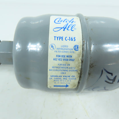 Sporlan C-165 Catch-All Refrigeration Filter-Drier 500 psig