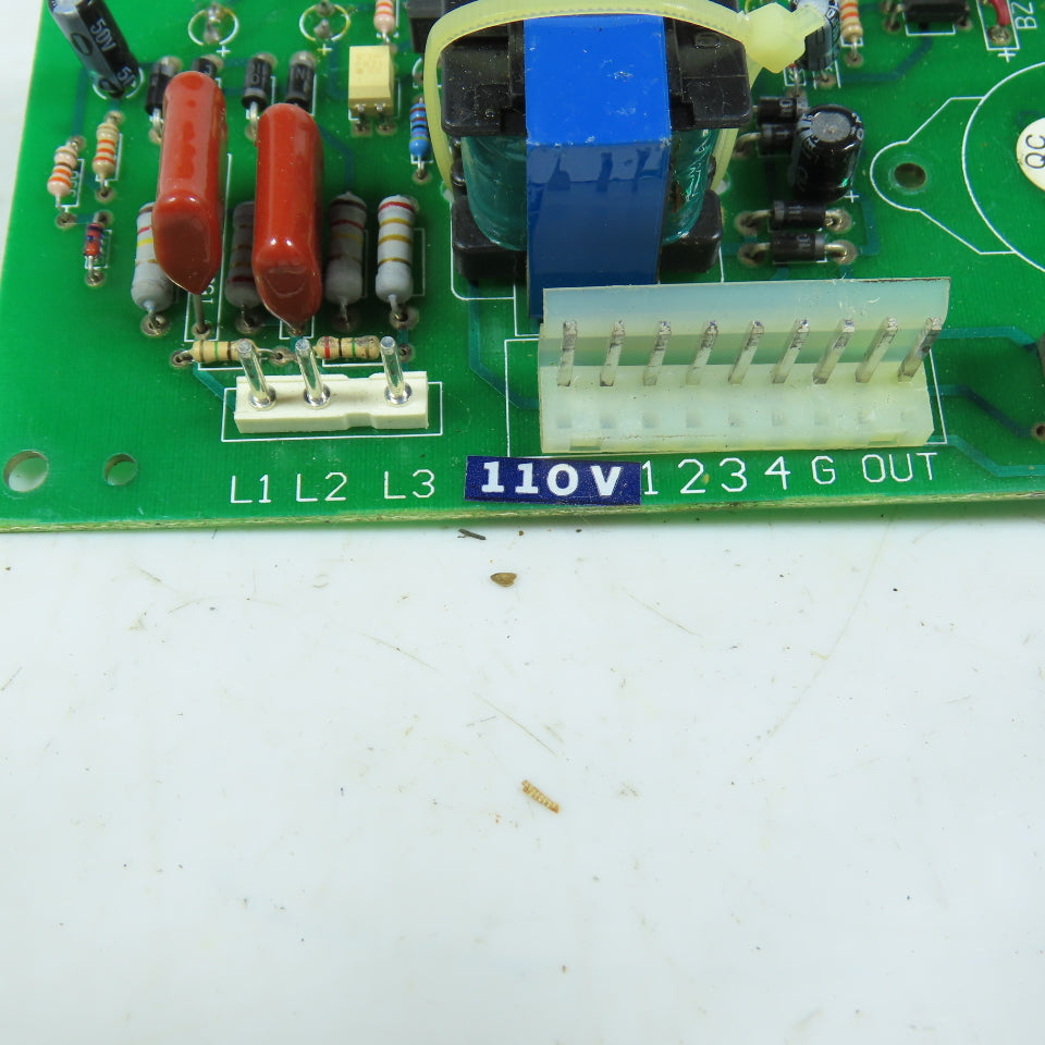 Budzar SI-4T Chiller Control Circuit Board 110V with Buzzer & Indicator Lights
