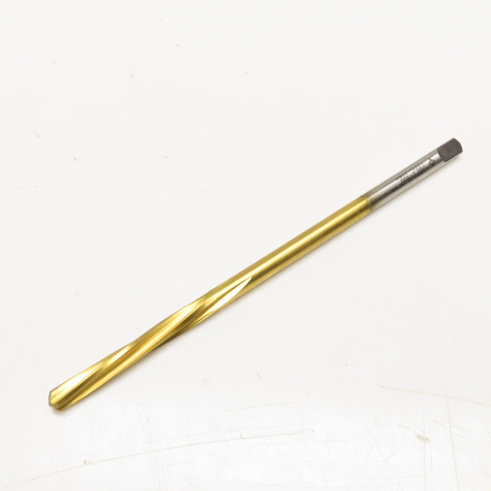 Cleveland 12ZC-2760 .1851 x .1853 LHS/RHC 4 Flute Spiral Reamer TiN Coated