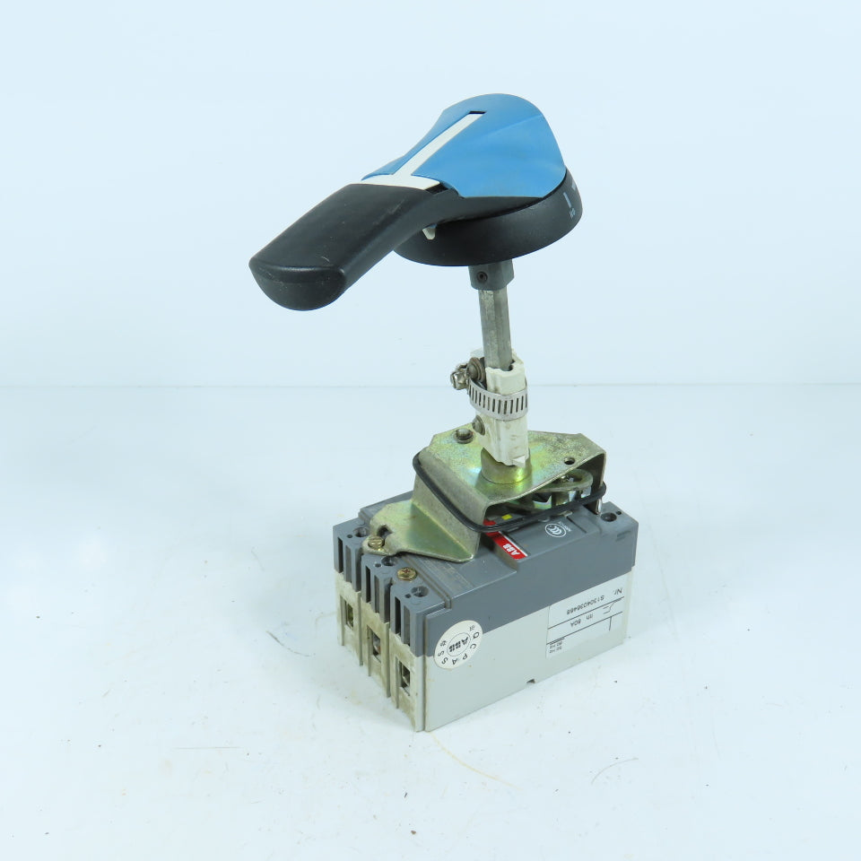 ABB S1304036468 3-Pole Molded Case Circuit Breaker 80A 50/60Hz W/Rotary Handle