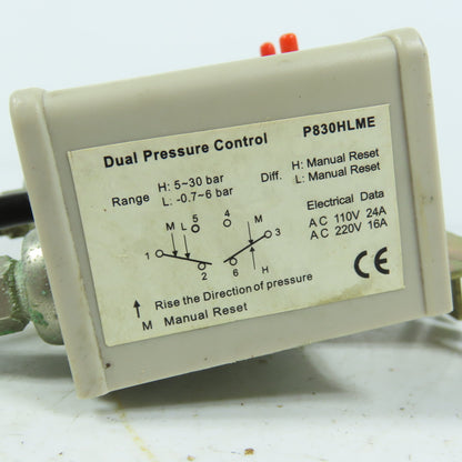 Fenshen P830HLME Dual Pressure Control Switch 110V/220V