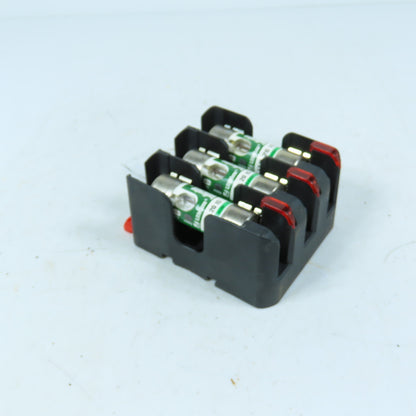Littelfuse LFJ600303CID 3-Pole Class J Fuse Holder 600V 30A W/ JTD 20 ID Fuses