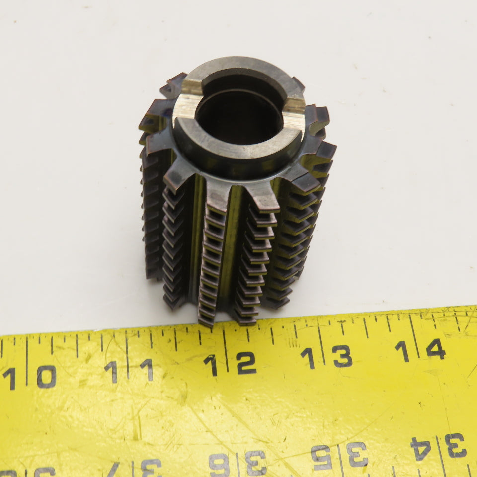 Star Cutter 1.750 Dia. X 2.750" 1 Start Gear Hob Cutter 14.456DP 18°57'06" PA