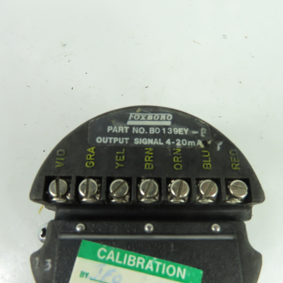 Foxboro B0139EY Pressure Transmitter Output Signal 4-20mA